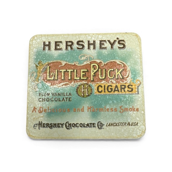 Hershey Other - Rare 1982 Hershey's Little Puck Cigars Tin
